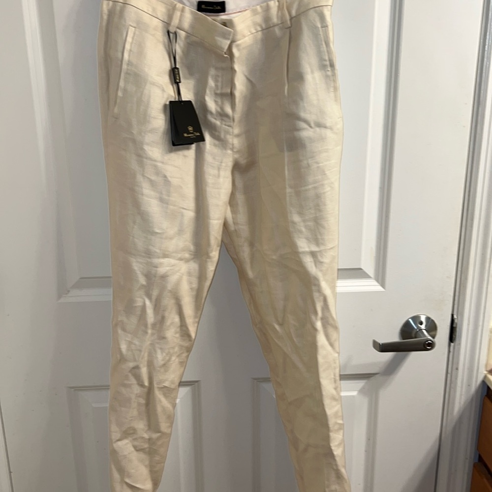 Linen Massimo Dutti pants